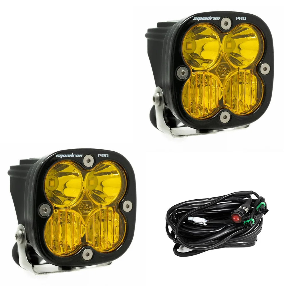 497813 – BAJA DESIGN Driving/ Fog Light, LED Bulb 4 Cree LED 3 Inch Square 80 Watt Bulbs Amp Draw 5.8 AMP Driving/ Co...